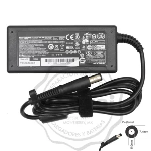 Cargador para laptop HP pin central